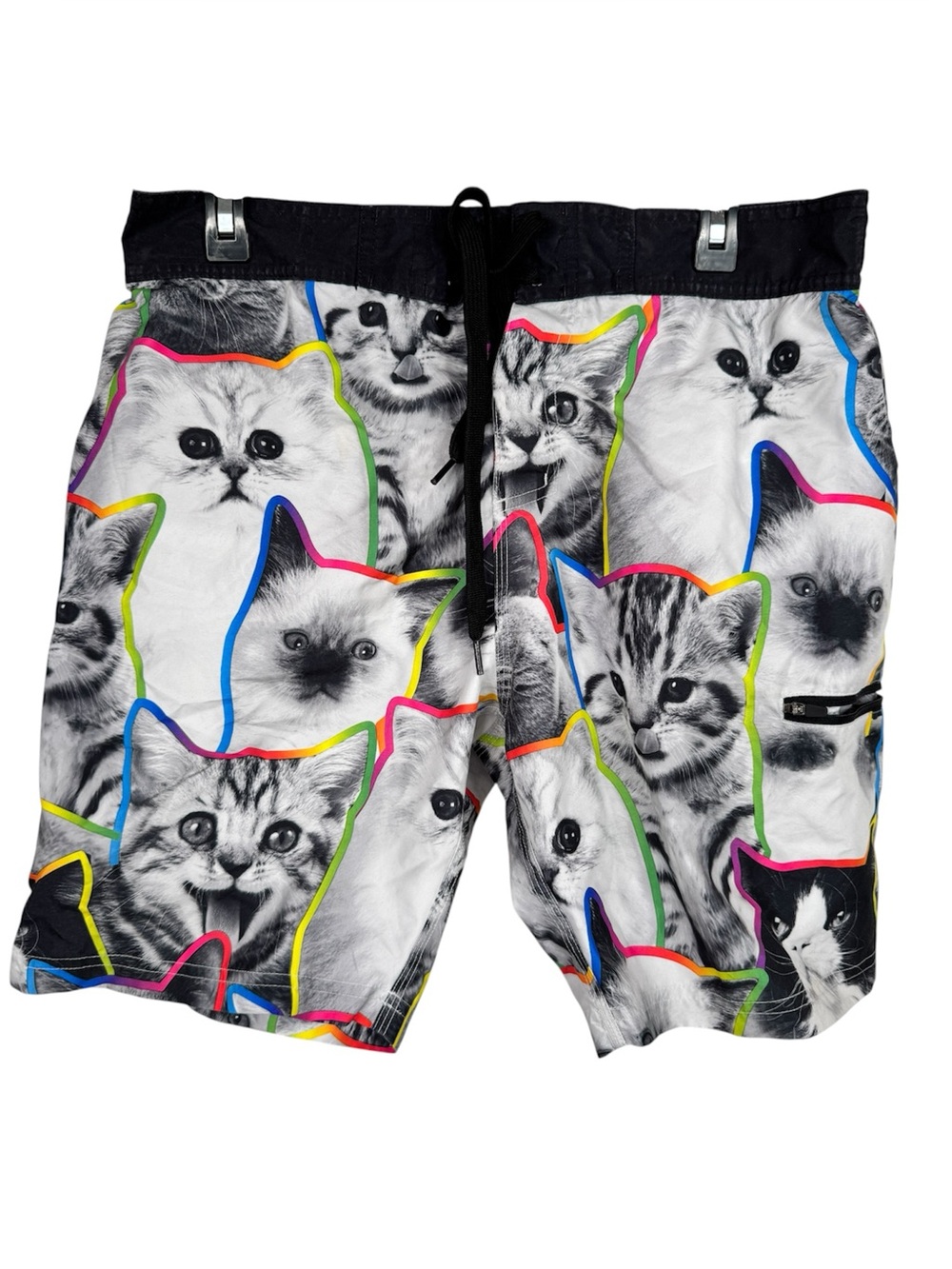 Walnut & 39th rainbow cat swim trunks